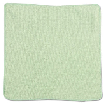 Rubbermaid® Commercial Microfiber Cleaning Cloths, 12 X 12, Green, 24-pack freeshipping - TVN Wholesale